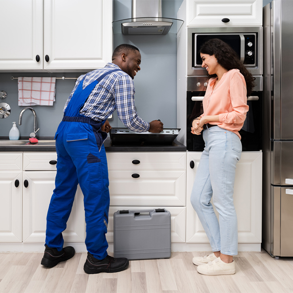 can you provide an estimate for cooktop repair before beginning any work in Three Creeks MO